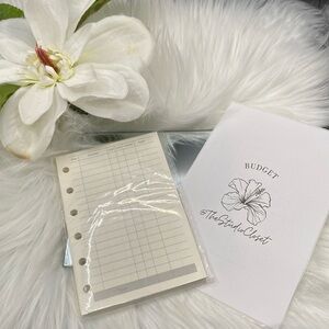 New! PM SIZE AGENDA REFILL PAGES, BUDGET STYLE Pack of 40-50 sheets, 6 holes